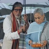 Amitabh Bachchan holds umbrella for Jaya Bachchan in adorable photo: “And the rain it raineth every day…”
