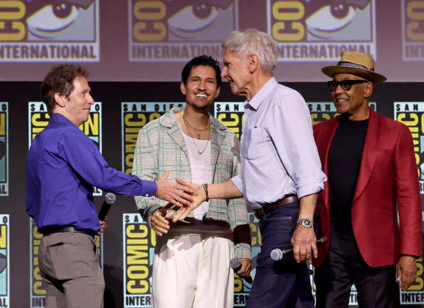 Captain America Brave New World Anthony Mackie unveils new footage at SDCC 2024; Harrison Ford confirmed as Red Hulk, Giancarlo Esposito is Sidewinder