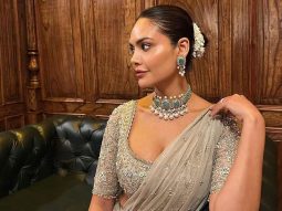 Esha Gupta stuns in a traditional lehenga, exudes regal elegance