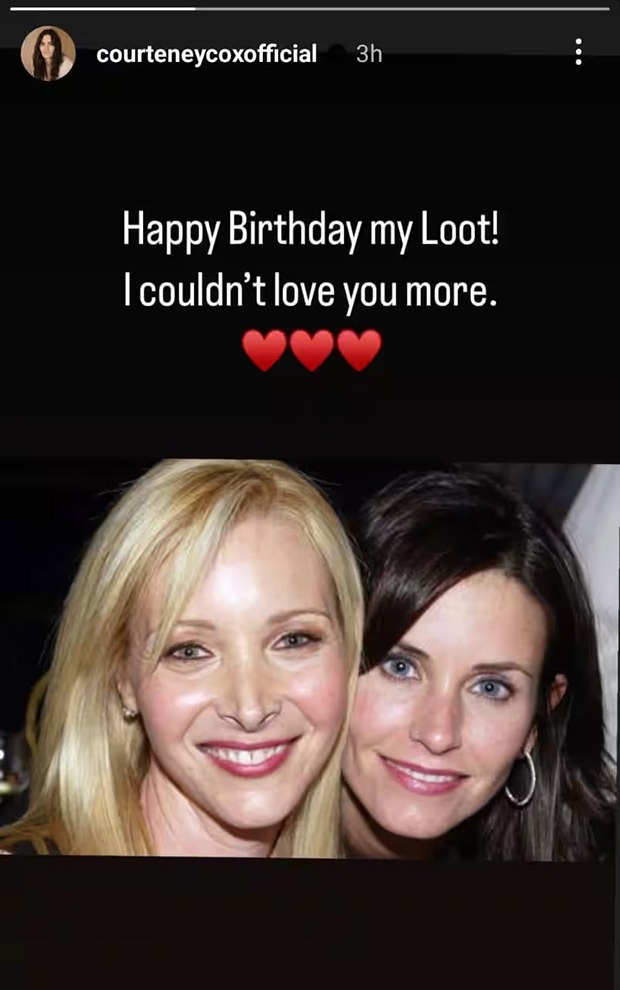 FRIENDS stars Courteney Cox and Jennifer Aniston celebrate Lisa Kudrow’s 61st birthday with heartfelt posts