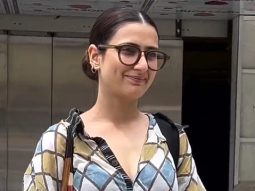 Fatima Sana Shaikh gets clicked in the city as she poses for paps
