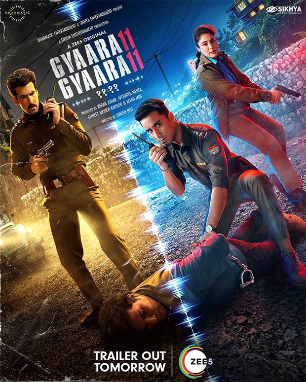 Gyaara Gyaarah, starring Raghav Juyal, Kritika Kamra, and Dhairya Karwa, to release on August 9; trailer to be out tomorrow