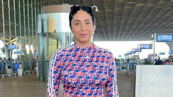 Neha Bhasin adding colours to our lives with her airport look