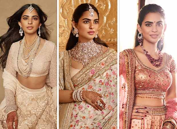 Isha Ambani looks glamourous during Anant Ambani and Radhika Merchant’s wedding festivities: From Sabyasachi, Manish Malhotra to Tarun Tahiliani, Anuradha Vakil