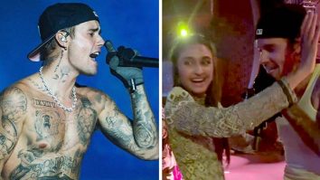 Justin Bieber puts up a rocking performance at Anant Ambani’s sangeet; Alaviaa Jaaferi gives a tight hug to the pop-singer on stage
