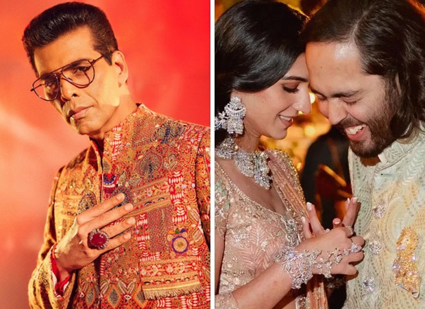 Karan Johar showers love on newlyweds Anant Ambani and Radhika Merchant; calls their wedding “spectacular, traditional and emotional”