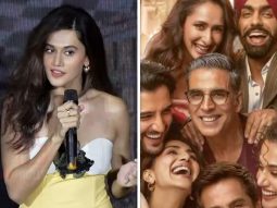 Khel Khel Mein’s ‘Hauli Hauli’ song launch: Taapsee Pannu hopes to be fourth time lucky with Akshay Kumar: “Our last film Mission Mangal was also a multi-starrer and released on August 15”