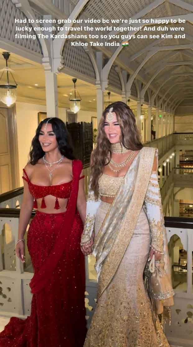 REVEALED! Kim and Khloe film for The Kardashians' upcoming season at Anant Ambani-Radhika Merchant's wedding