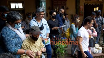 Maharaj on the sets