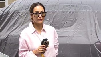 Malaika Arora waves at paps as she gets clicked in the city