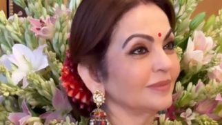 Nita Ambani looks ravishing in red at Mata ki Chowki celebration