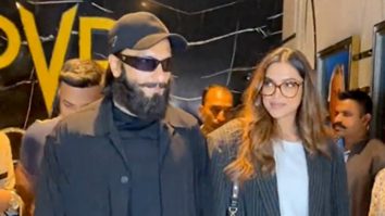 Parents to be Deepika Padukone & Ranveer Singh get clicked outside a movie theatre