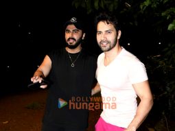 Photos: Arjun Kapoor and Varun Dhawan snapped in Bandra