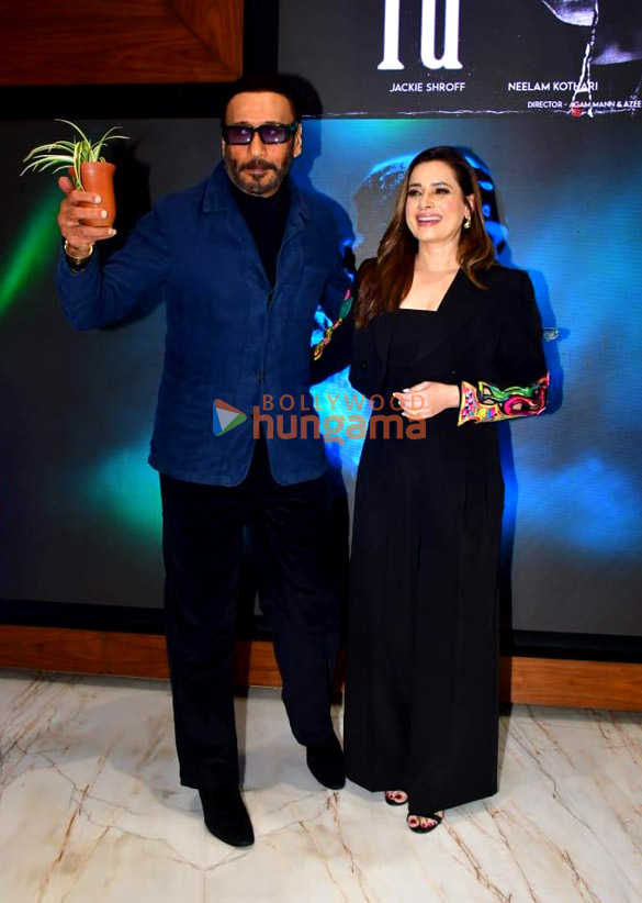 Photos: Jackie Shroff and Neelam Kothari snapped at T-Series office promoting their song ‘Tu’