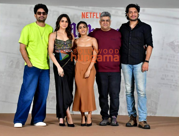 Photos: Junaid Khan, Jaideep Ahlawat and others snapped at Maharaj success press conference Photos: Junaid Khan, Jaideep Ahlawat and others snapped at Maharaj success press conference