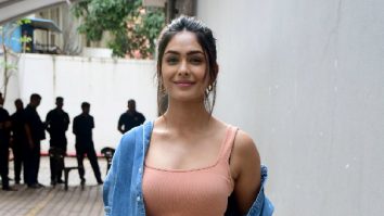 Photos: Mrunal Thakur snapped outside Vishesh Films’ office