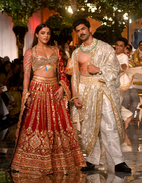 photos taha shah badussha and wamiqa gabbi walk the ramp at india couture week 2024 1
