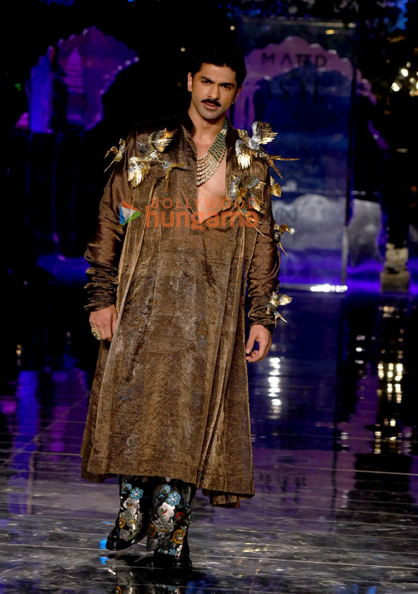 photos taha shah badussha and wamiqa gabbi walk the ramp at india couture week 2024 2