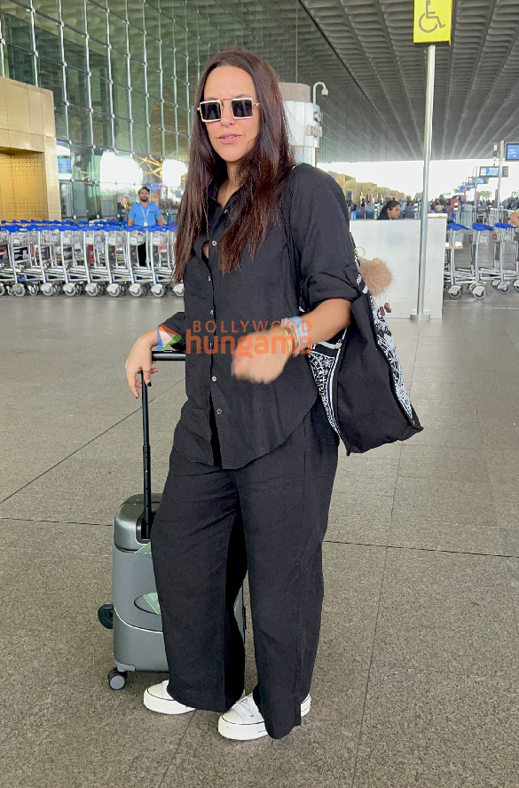 photos zahrah s khan radhika madan and neha dhupia snapped at the airport 3