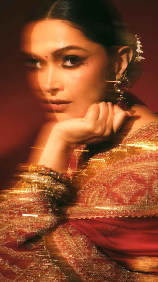 Pregnant Deepika Padukone glows in sindoori red sharara set worth Rs. 1.29 lakh; paired with bazuband necklance from Sikh empire