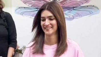 Pretty in pink! Kriti Sanon gets clicked by paps
