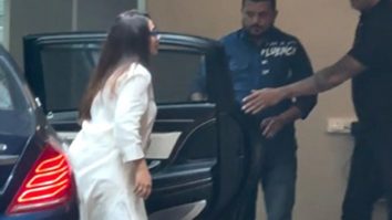 Rani Mukerji arrives at Farah Khan’s house for Menaka Irani’s funeral