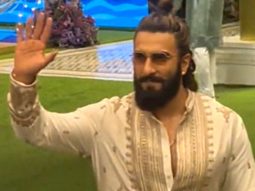 Ranveer Singh poses for paps dressed in his traditional look