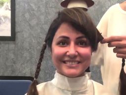 Sending in more power! Hina Khan chops off her hair as she undergoes chemotherapy