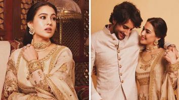 Sara Ali Khan embraces old world charm in Pakistani designer Iqbal Hussain’s ivory pishwas and silk crushed lehenga; Ibrahim Ali Khan complements her with regal Raghavendra Rathore bandhgala Sara Ali Khan embraces old world charm in Pakistani designer Iqbal Hussain’s ivory pishwas and silk crushed lehenga; Ibrahim Ali Khan complements her with regal Raghavendra Rathore bandhgala