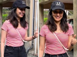 Shraddha Kapoor’s casual chic: Red stripes and relaxed vibes