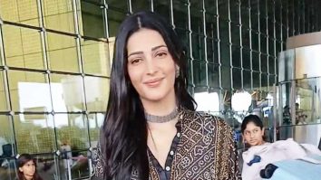 Shruti Haasan smiles for paps as she gets clicked at the airport