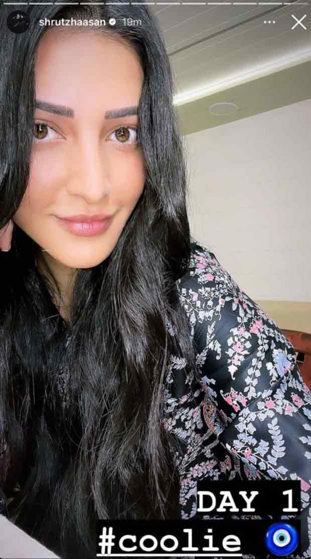 Shruti Haasan to star in Rajinikanth starrer Coolie; confirms with social media post