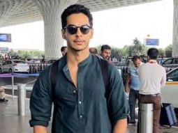Smart airport look! Ishaan Khatter poses for paps