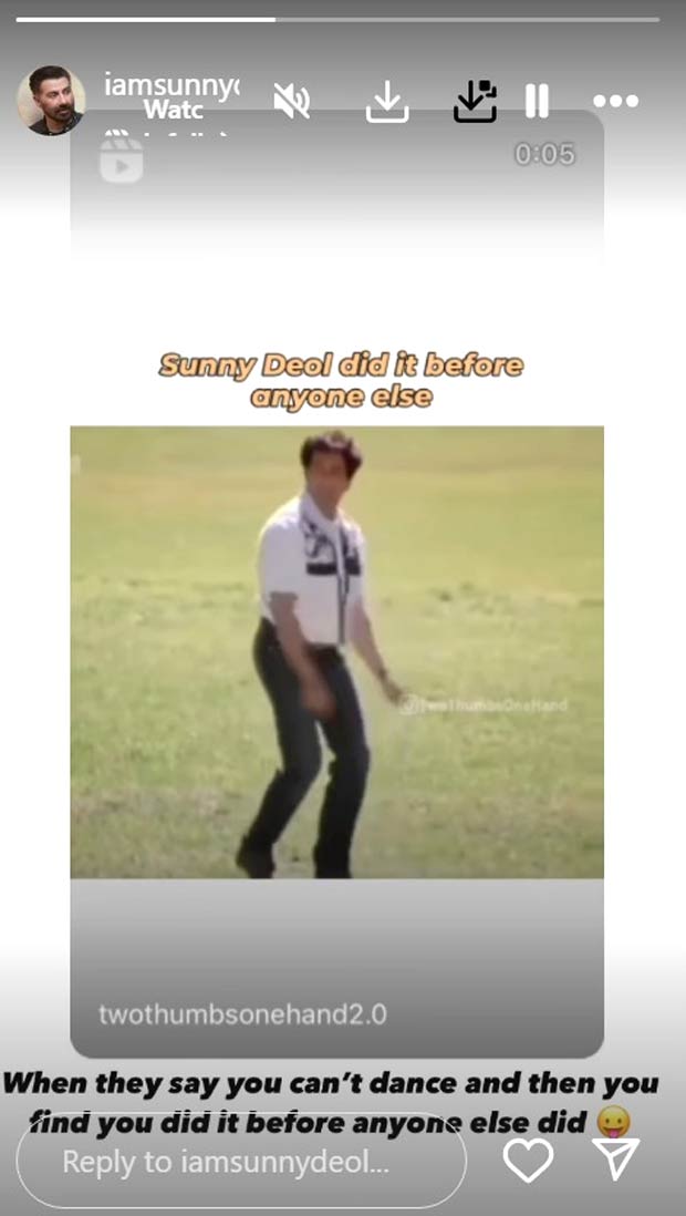 Sunny Deol REVEALS he did ‘Tauba Tauba’ moves before Vicky Kaushal, THIS video is proof!