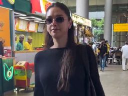 That walk of confidence! Aditi Rao Hydari in all black at the airport