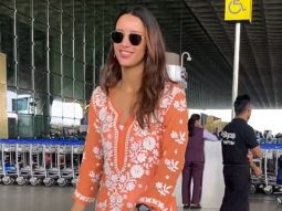Winning hearts with simplicity! Triptii Dimri in orange chikankari kurta