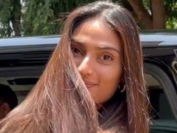 Athiya Shetty smiles for paps as she gets clicked in the city