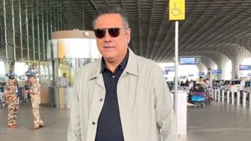 Boman Irani happily poses for paps as he gets clicked at the airport