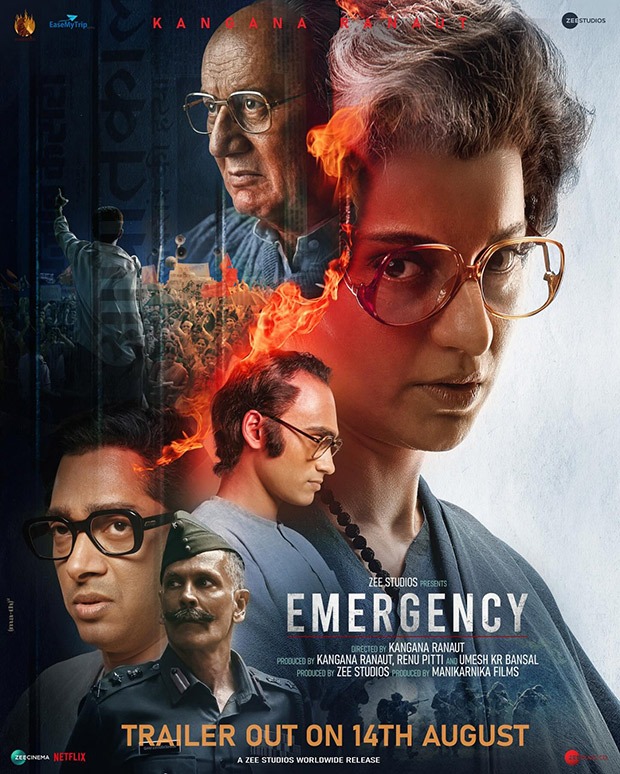 Kangana Ranaut's Emergency trailer to be released on August 14