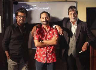 Fahadh Faasil sandwiched between Rajinikanth and Amitabh Bachchan on Vettaiyan set, photo goes viral