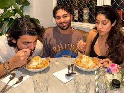 Janhvi Kapoor and Shikhar Pahariya unleash their inner ’foodie’ as they are caught enjoying a meal together in Orry’s photo dump