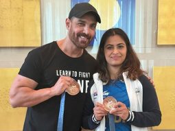 John Abraham meets Olympics 2024 medalist Manu Bhaker: “She has made India proud”