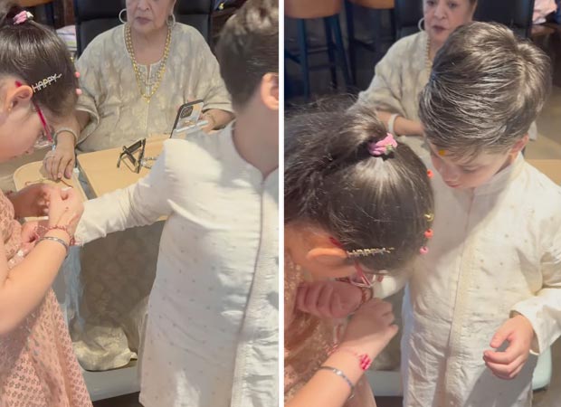 Karan Johar’s twins Yash and Roohi are every brother-sister duo ever on Raksha Bandhan, watch