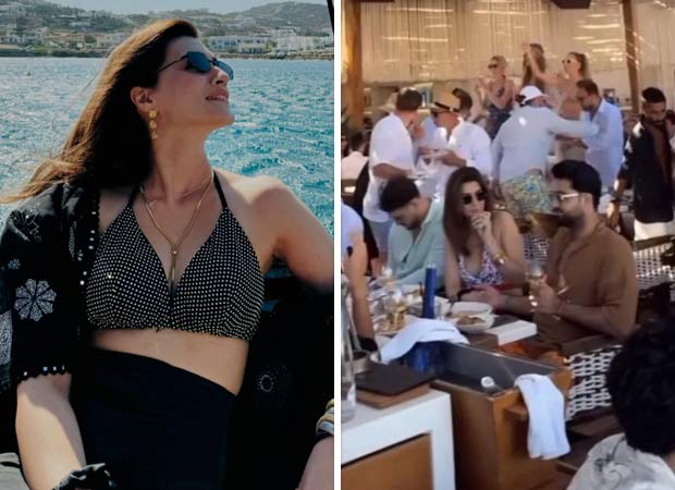 Kriti Sanon enjoys a meal and a vaping session with alleged beau Kabir Bahia and friends in Greece; photo goes viral amid smoking controversy