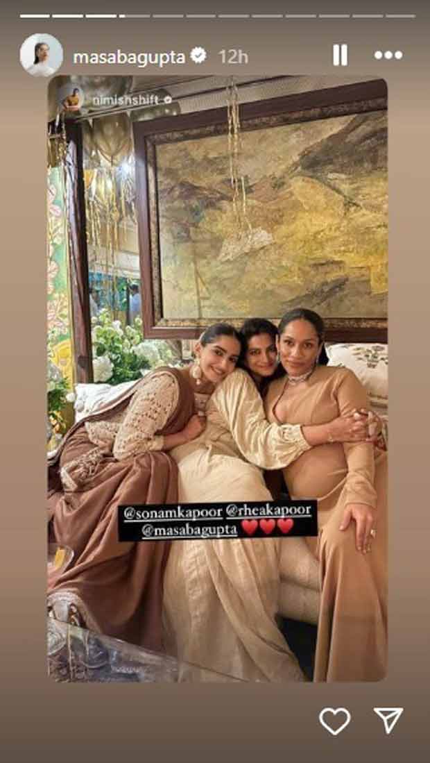 Masaba Gupta's intimate baby shower hosted by Sonam Kapoor and Rhea Kapoor