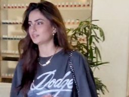 Palak Tiwari gets clicked by paps in the stylish casual look