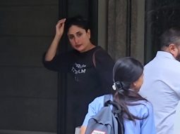 Paps capture a glimpse of Kareena Kapoor Khan & Taimur