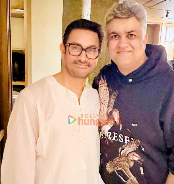 photos aamir khan reena dutta and maharaj cast snapped at success bash 4