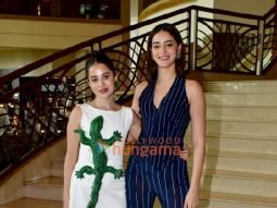 Photos: Ananya Panday and team of Call Me Bae snapped during promotions with Uorfi Javed