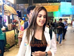 Photos: Raveena Tandon, Genelia Deshmukh, Krishna Shroff and Ayesha Shroff snapped at the airport